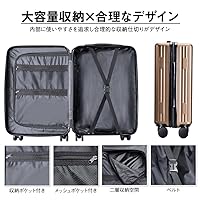 Amazon | [BARGOHOY] スーツケース 大容量 キャリーケース 機内